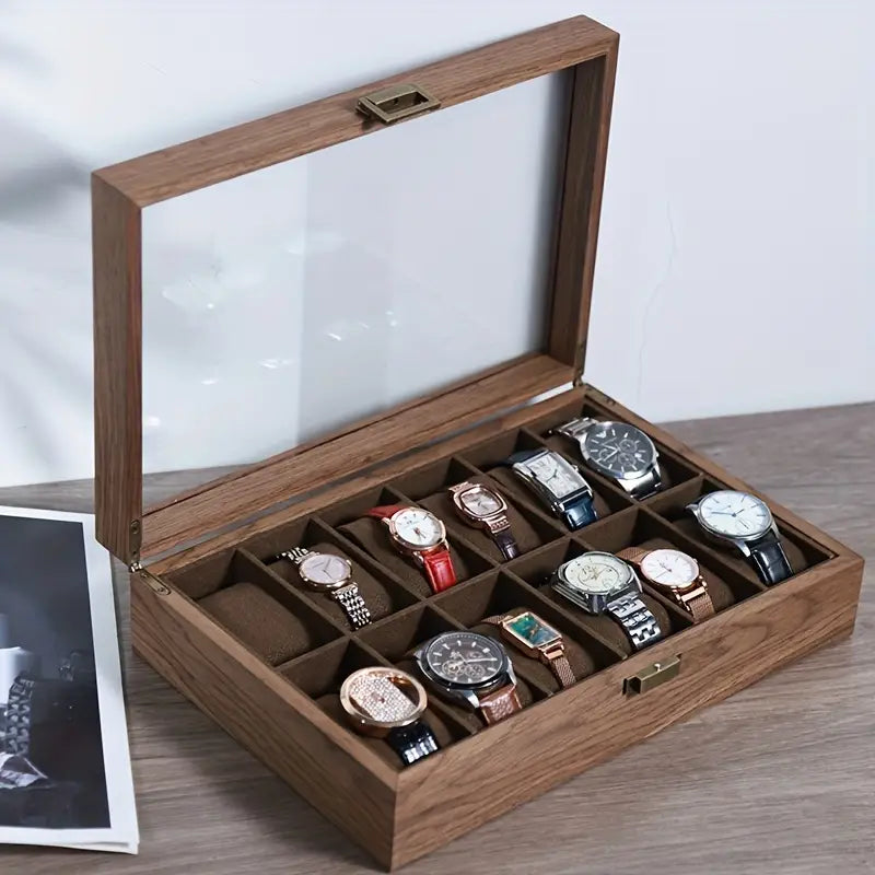 Présentoir montres 12 emplacements – Luxe et praticité