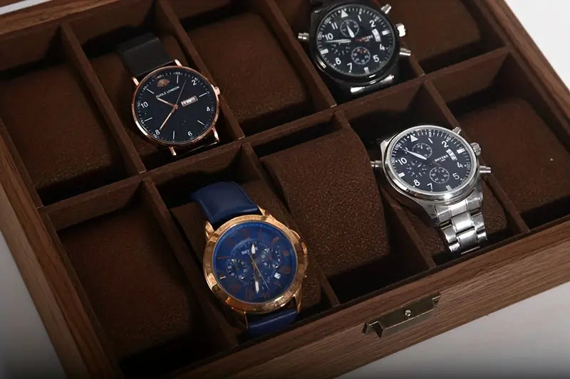 Présentoir montres 12 emplacements – Luxe et praticité