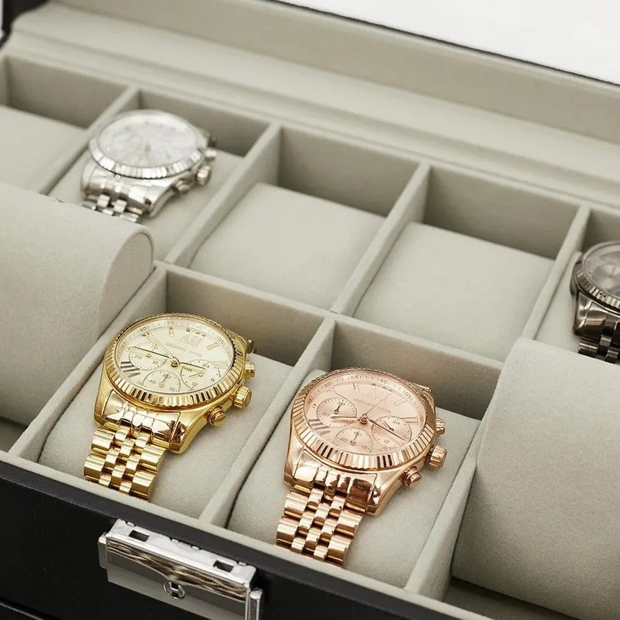Coffret Montres & Bijoux 3 Niveaux - Luxe et Organisation au Maroc