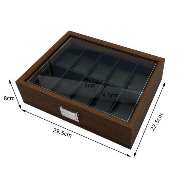 Coffret à Montres Élégant – Rangement Sécurisé et Raffiné