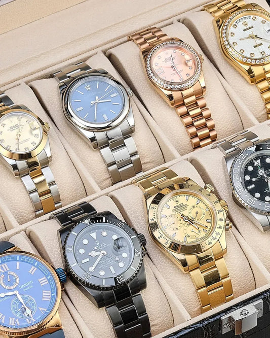 Boîte à Montres en Cuir Crocodile – Coffret Luxe 10 Montres Maroc