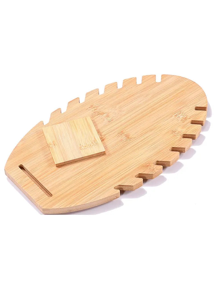 Présentoir à Colliers en Bois Bambou – Support Bijoux Élégant et Durable au Maroc