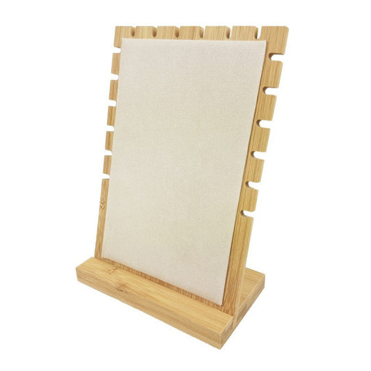 Présentoir à Colliers en Bois – Support Chic et Naturel pour Bijoux au Maroc