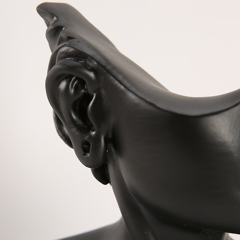 Support à Bijoux Noir – Exposition Chic pour Colliers et Boucles