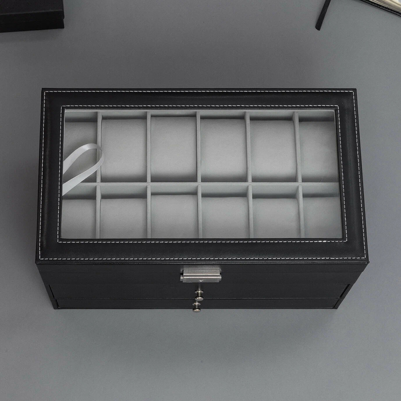 Coffret Montres & Bijoux 3 Niveaux - Luxe et Organisation au Maroc