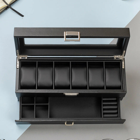 Coffret en Cuir pour Montres & Bijoux – Rangement Élégant au Maroc