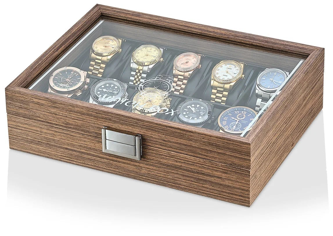 Coffret à Montres Élégant – Rangement Sécurisé et Raffiné
