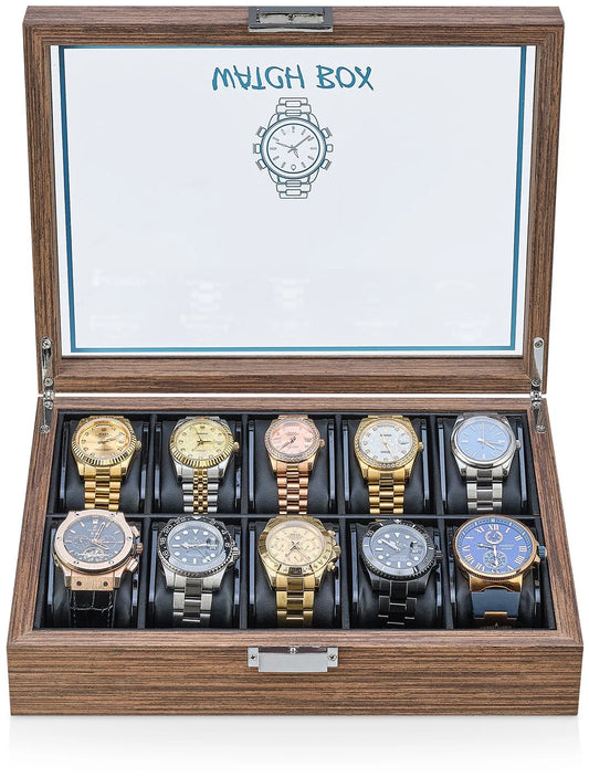 Coffret à Montres Élégant – Rangement Sécurisé et Raffiné