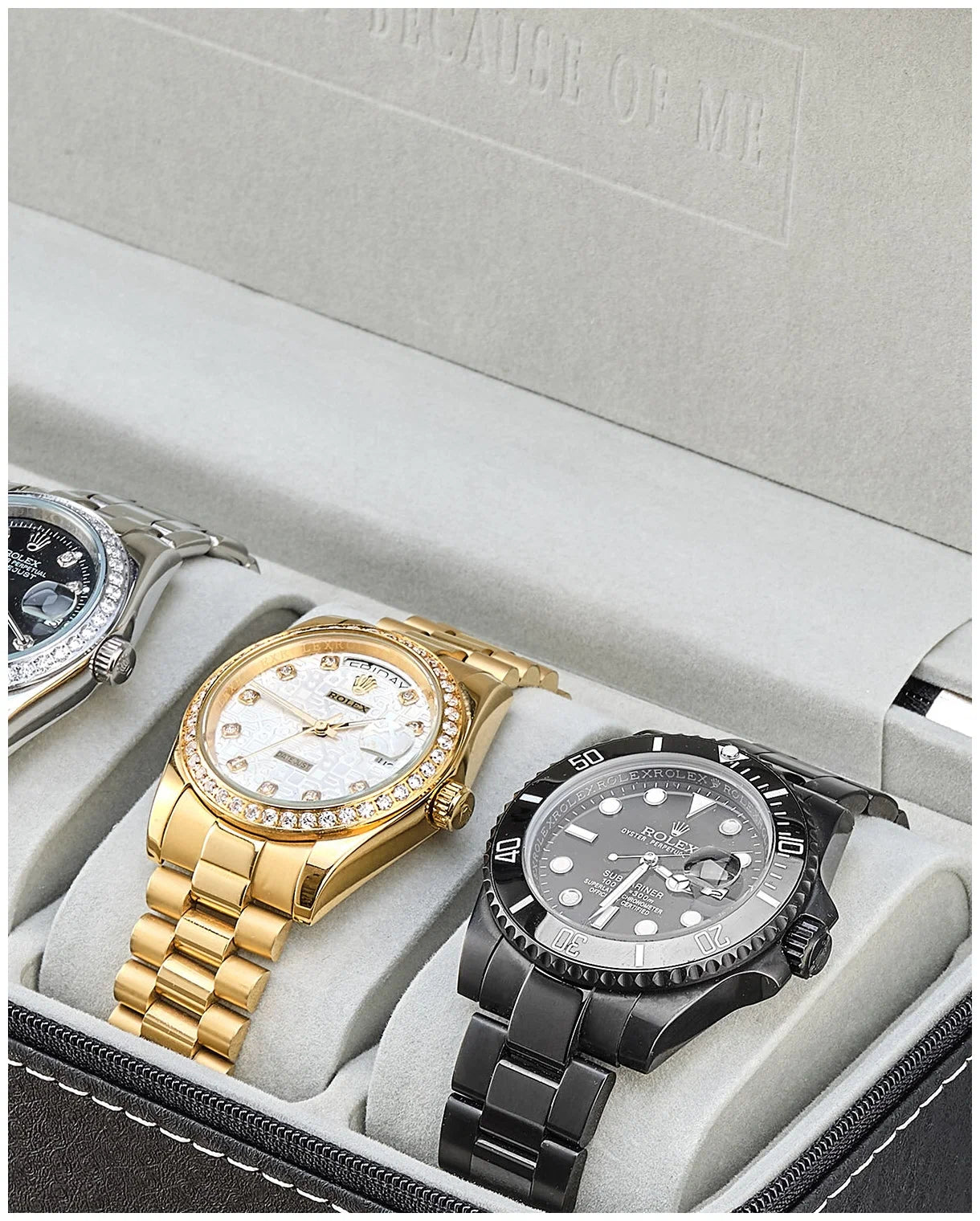 Coffret à Montres 6 Emplacements – Vitrine et Étui de Voyage Maroc