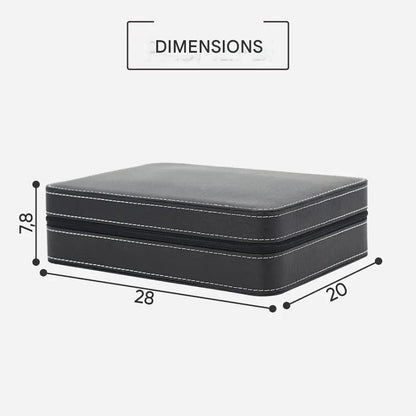 Boîte à Montres en Cuir Étanche - 10 Emplacements Disponible au Maroc