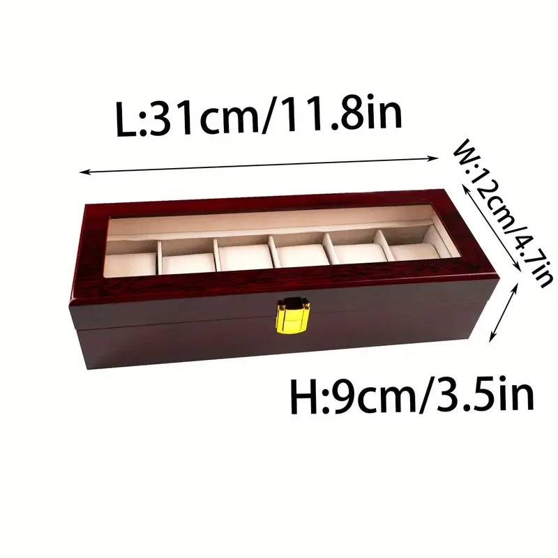 Boîte à Montres en Bois à 6 / 10 Emplacements