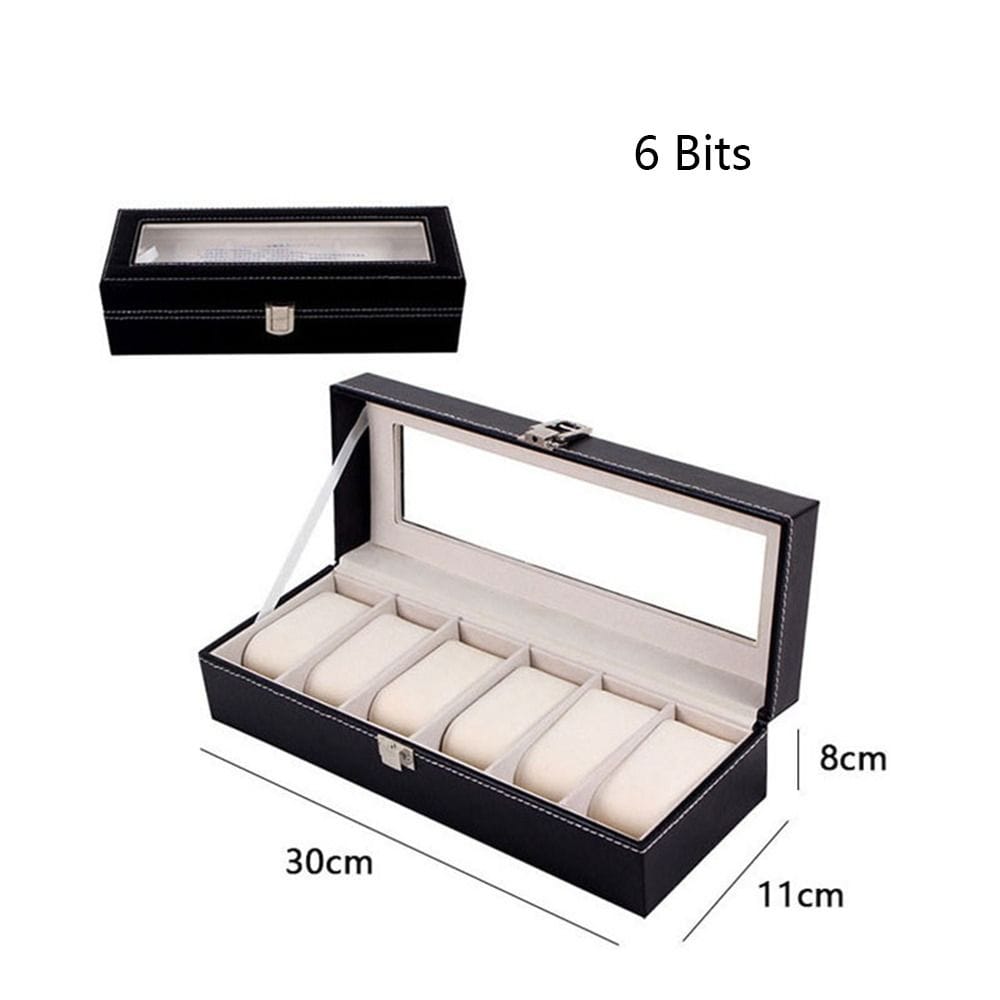 Boîte à montre - Coffret pour montre - Cuir PU - 6/12/20 Emplacements