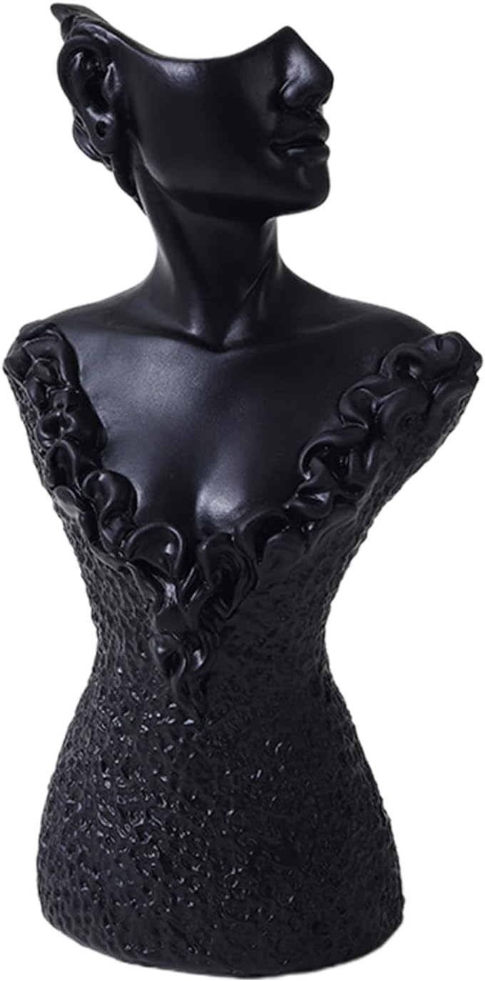 Support à Bijoux Noir – Exposition Chic pour Colliers et Boucles