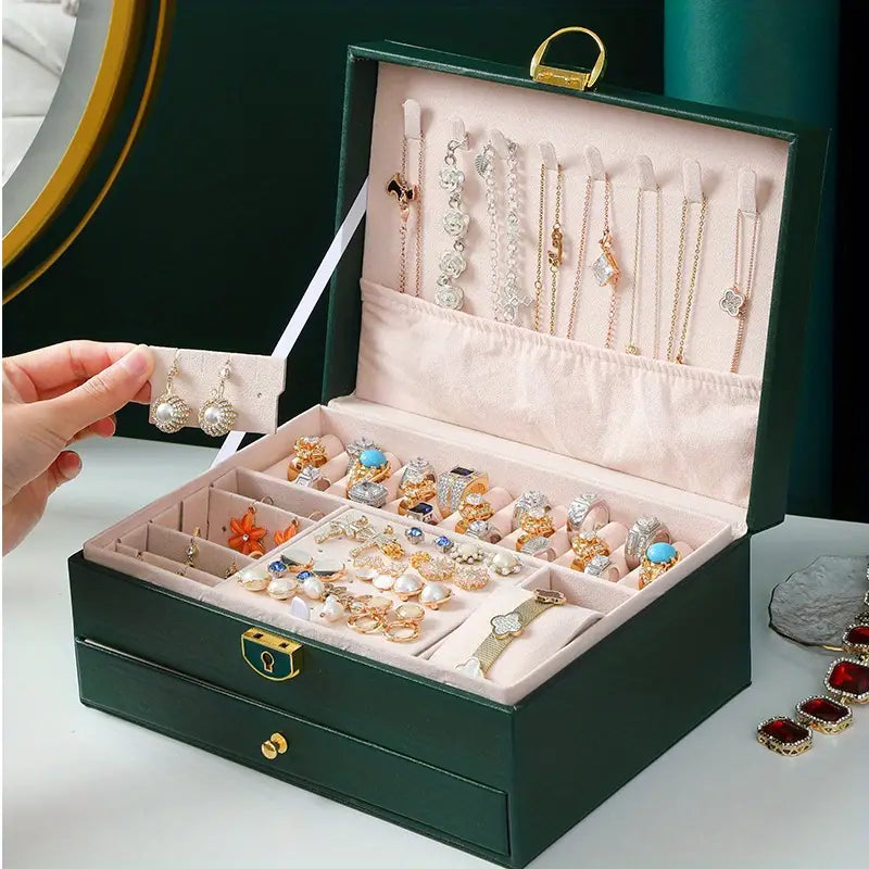 Coffret à Bijoux Rangement Élégant et Pratique pour Femme