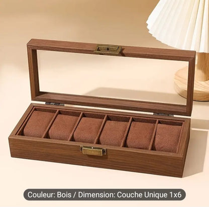 Présentoir montres 12 emplacements – Luxe et praticité