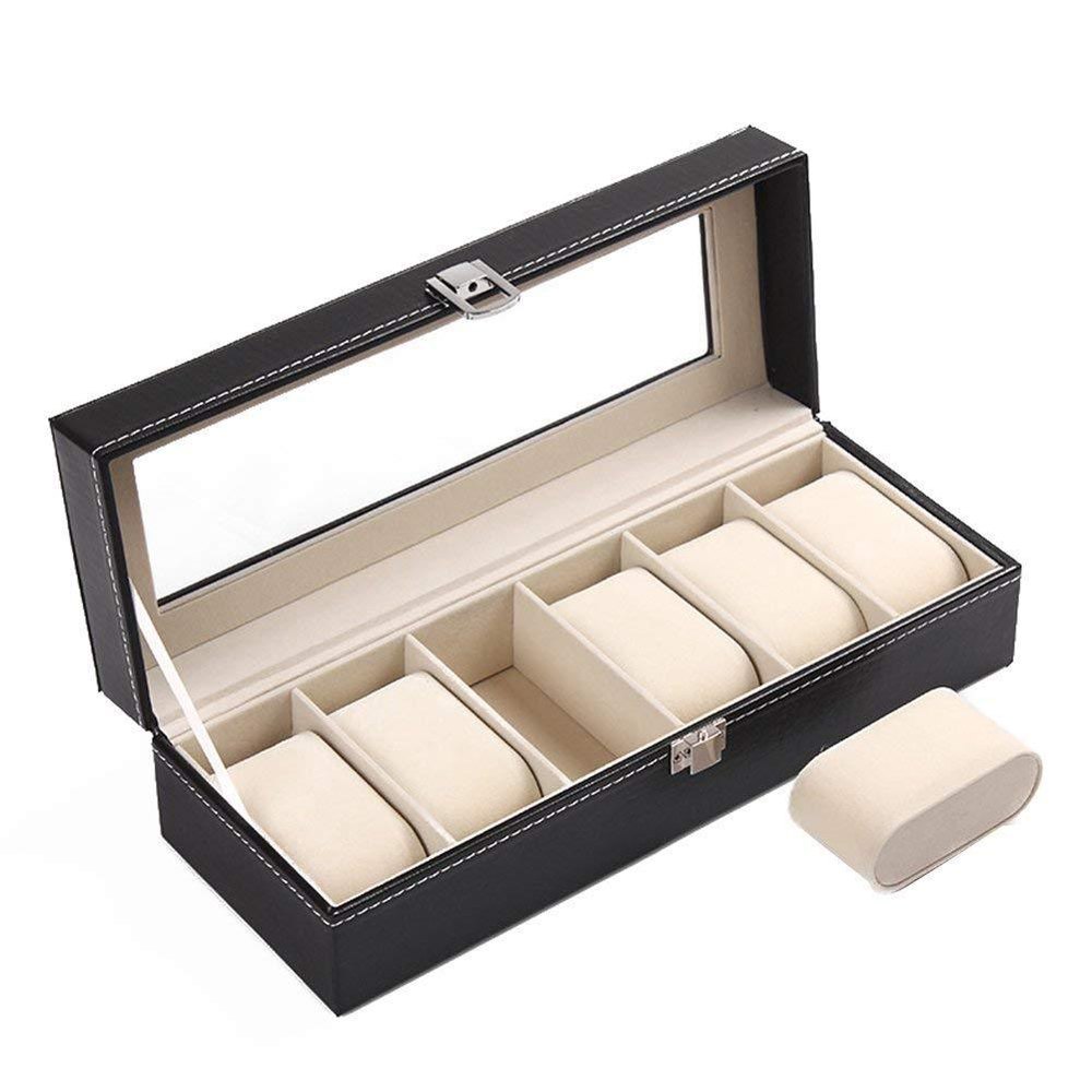 Boîte à montre - Coffret pour montre - Cuir PU - 6/12/20 Emplacements