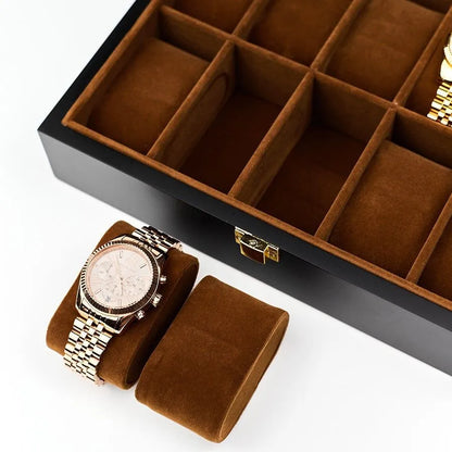 Boîte à Montres Bois - Cadeau Élégant au Maroc