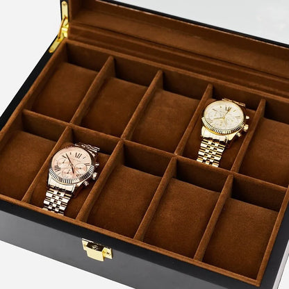 Boîte à Montres Bois - Cadeau Élégant au Maroc