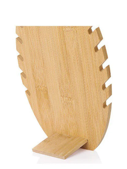 Présentoir à Colliers en Bois Bambou – Support Bijoux Élégant et Durable au Maroc