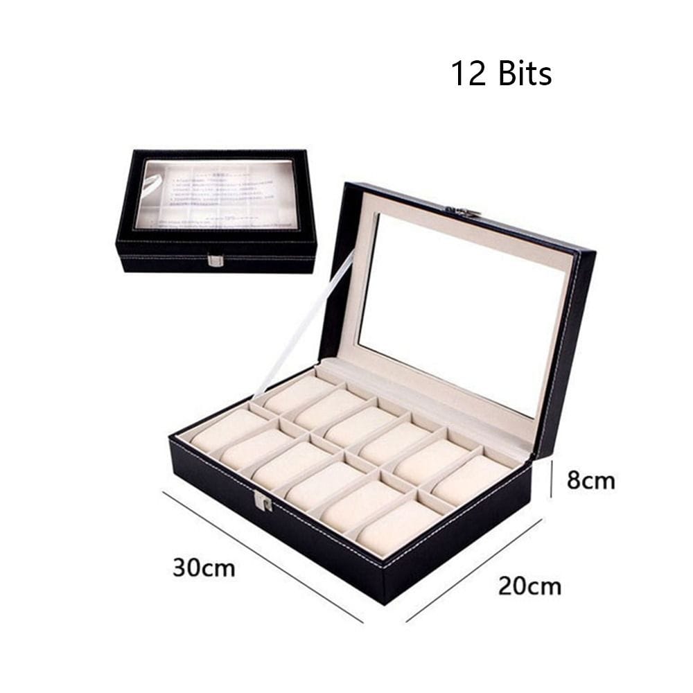 Boîte à montre - Coffret pour montre - Cuir PU - 6/12/20 Emplacements