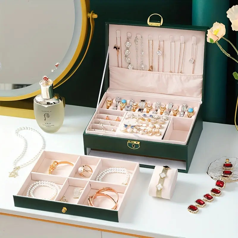 Coffret à Bijoux Rangement Élégant et Pratique pour Femme