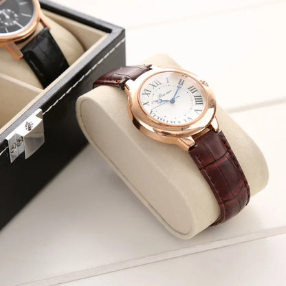 Boîte à Montres en Cuir de Luxe 12-20-24 Emplacements