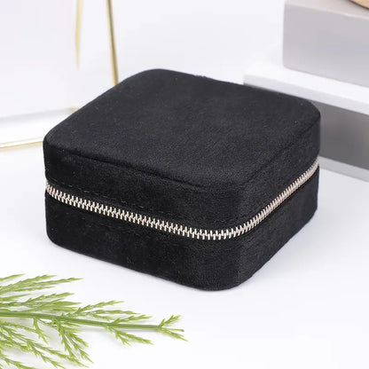Boîte à Bijoux en Velours pour Femme – Organisateur Élégant et Pratique