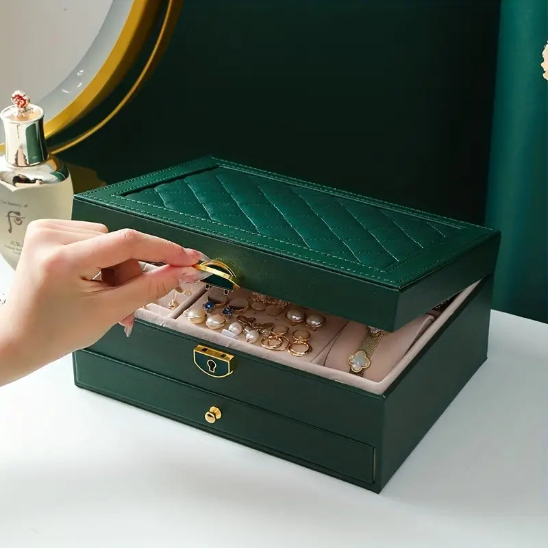 Coffret à Bijoux Rangement Élégant et Pratique pour Femme