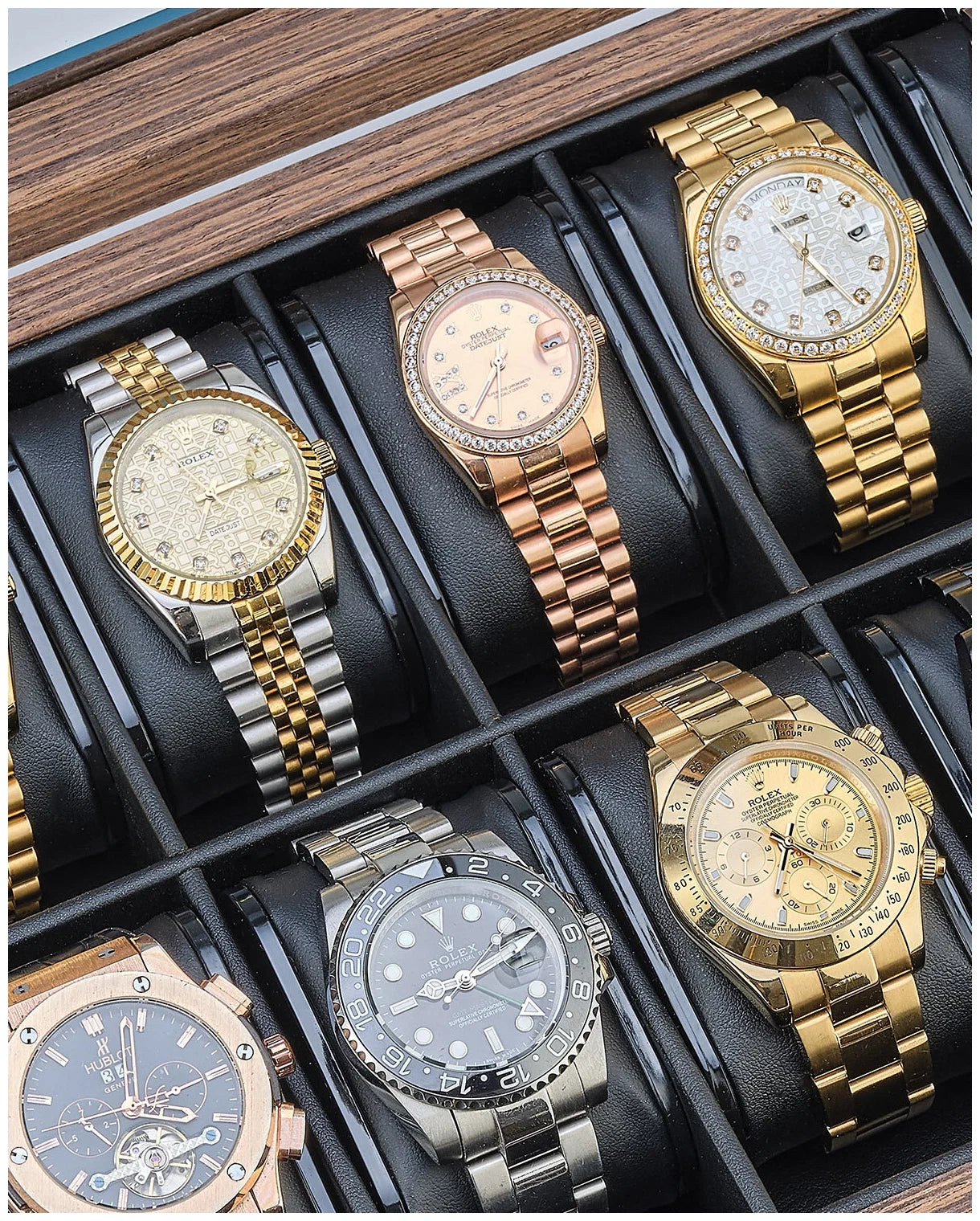 Coffret à Montres Élégant – Rangement Sécurisé et Raffiné