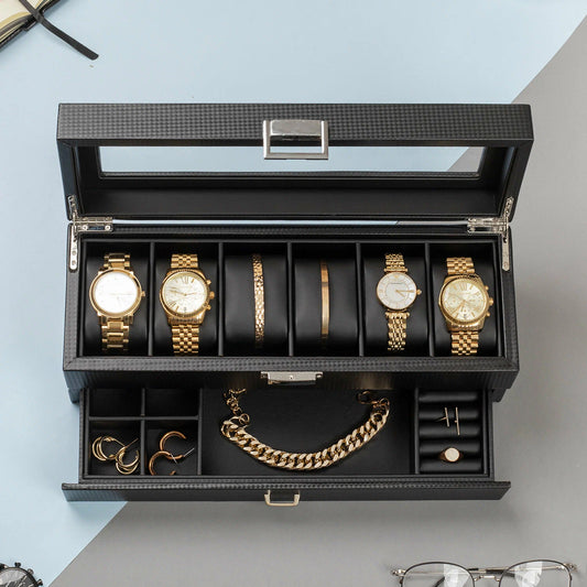 Coffret en Cuir pour Montres & Bijoux – Rangement Élégant au Maroc