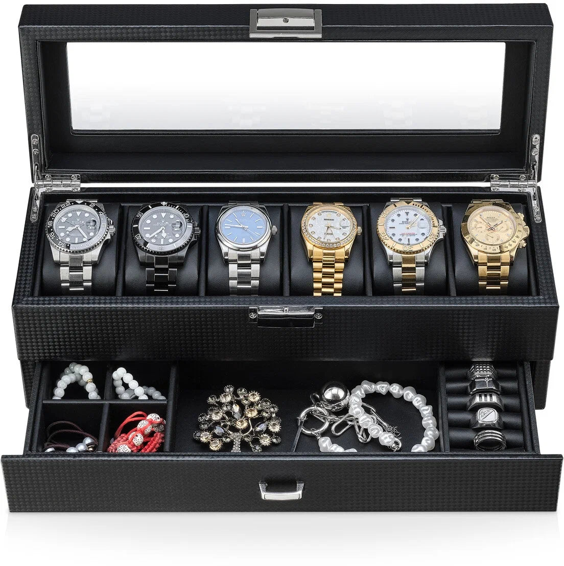 Coffret en Cuir pour Montres & Bijoux – Rangement Élégant au Maroc