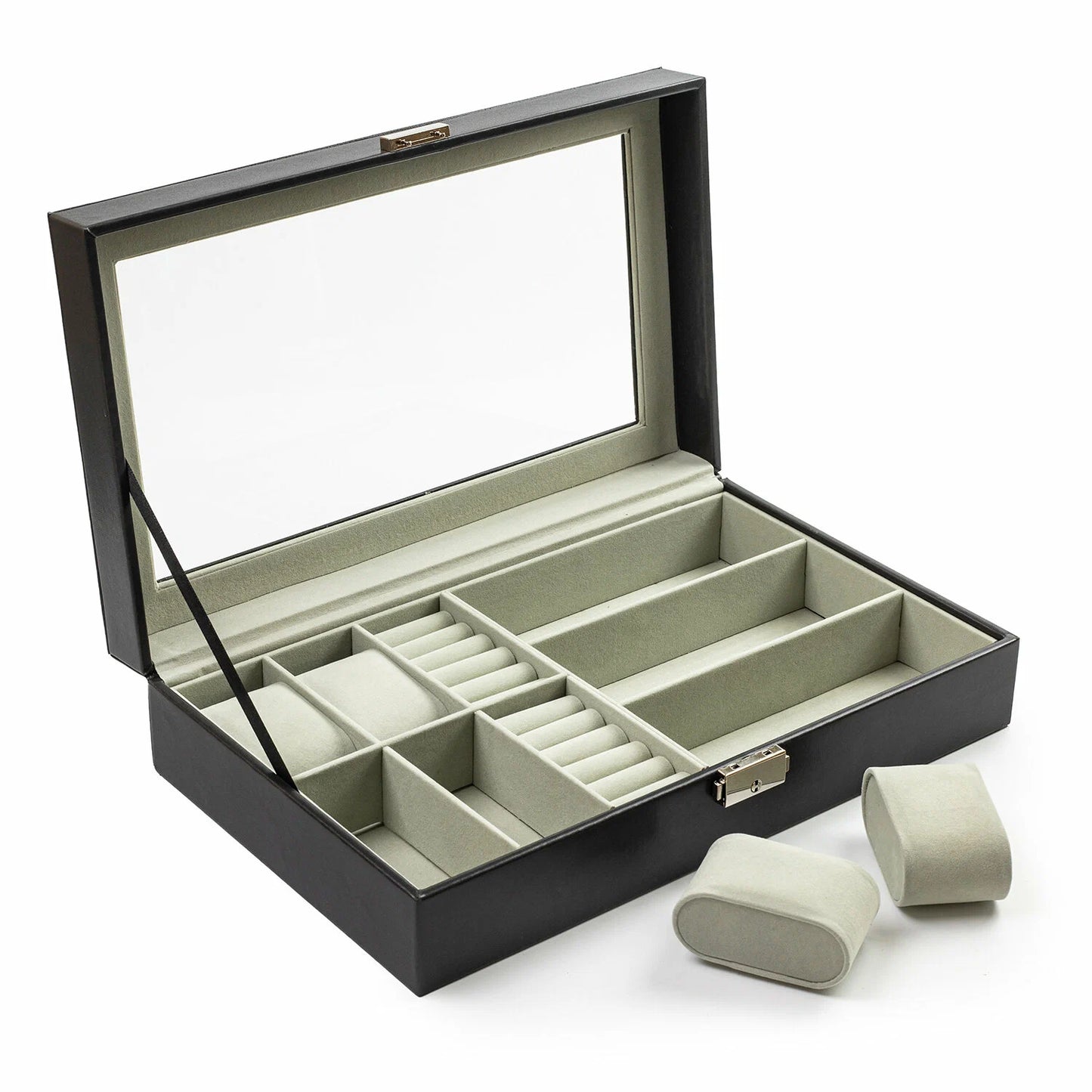 Coffret de Rangement Luxe – Pour Montres, Lunettes et Bijoux