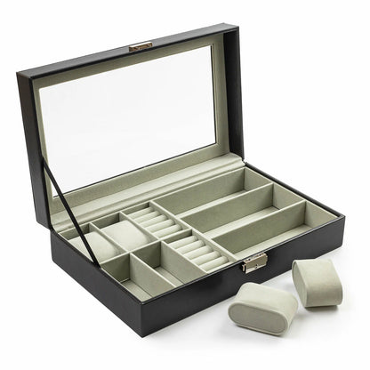 Coffret de Rangement Luxe – Pour Montres, Lunettes et Bijoux