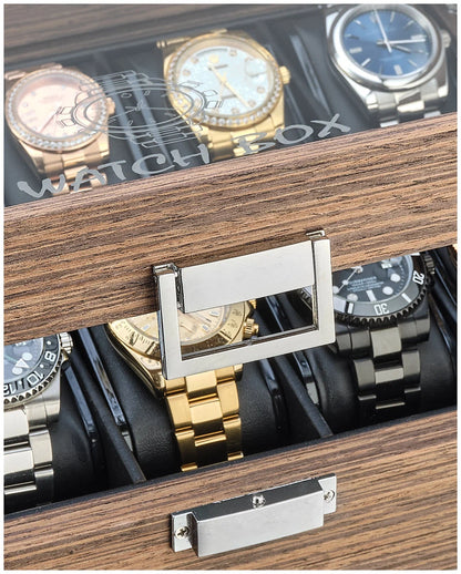 Coffret à Montres Élégant – Rangement Sécurisé et Raffiné