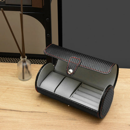 Coffret Montres & Bijoux Luxe – Organisateur Élégant Noir